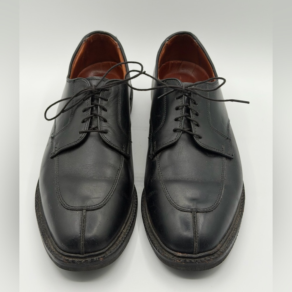 Allen Edmonds Black Ashton Leather Split Toe Rubber Sole Derby Men's Size 11.5